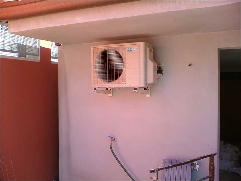 Unità esterna di un impianto di climatizzazione.